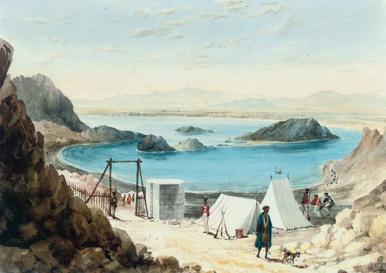 Aden havn av William Prinsep