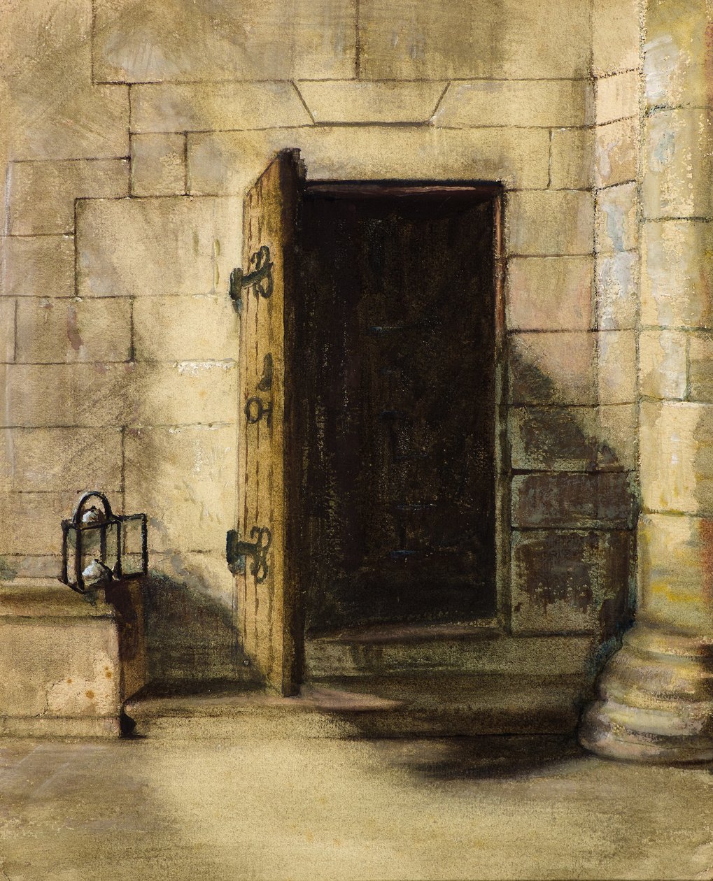 Inngang til Stairway, Old Steeple av William Proudfoot