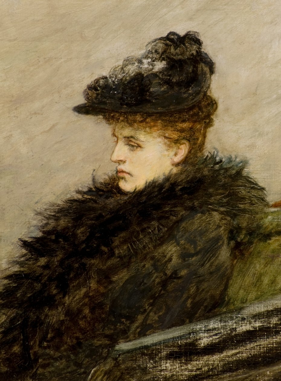 The Feather Boa, ca. 1892 (olje på lerret) av William Quiller Orchardson