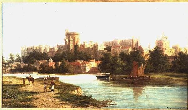 Utsikt over Windsor Castle av William R. Dommersen