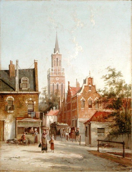 St. Johns, Breda (olje på lerret) av William R. Dommersen