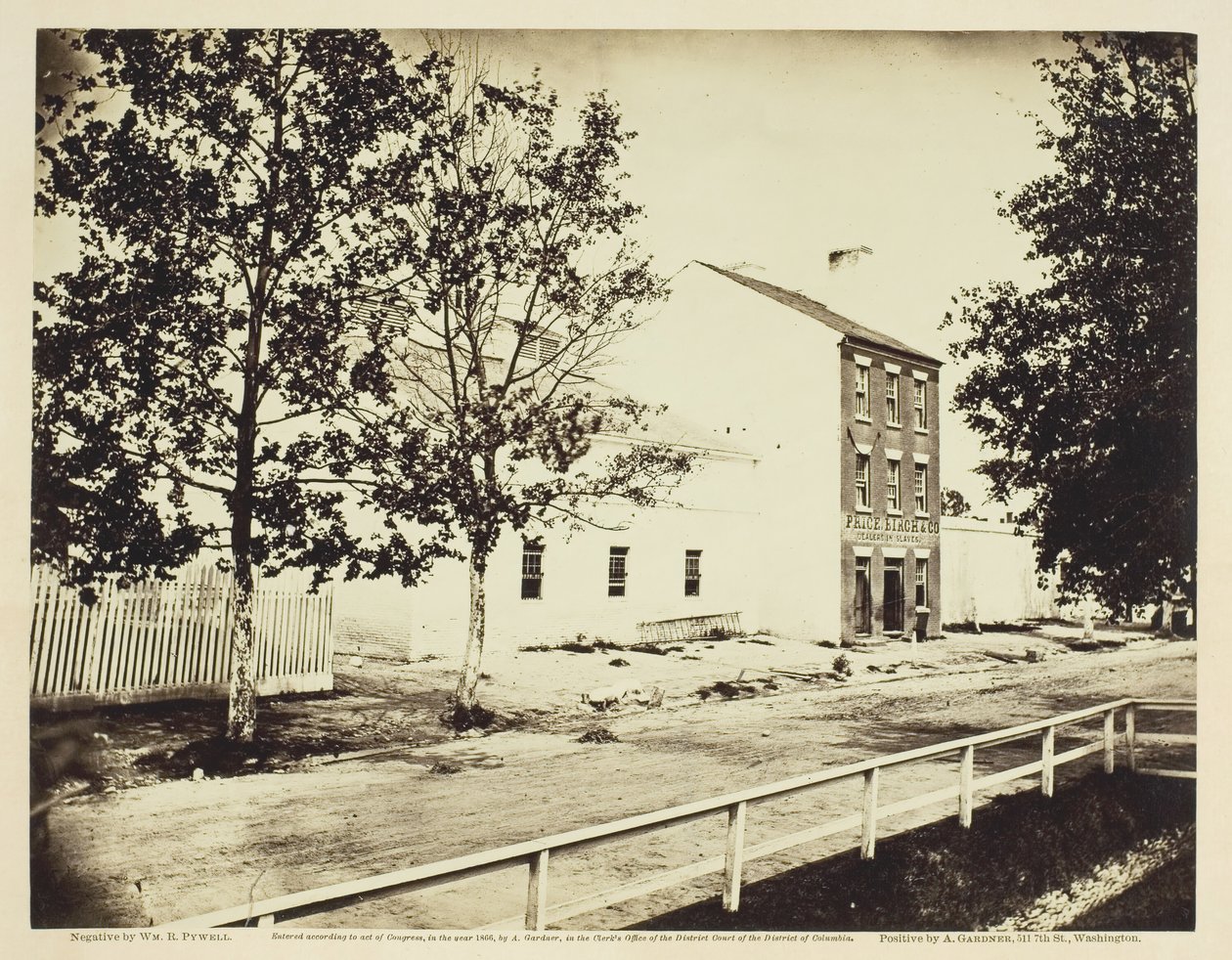 Slave Pen, Alexandria, Virginia, august 1862. av William R. Pywell