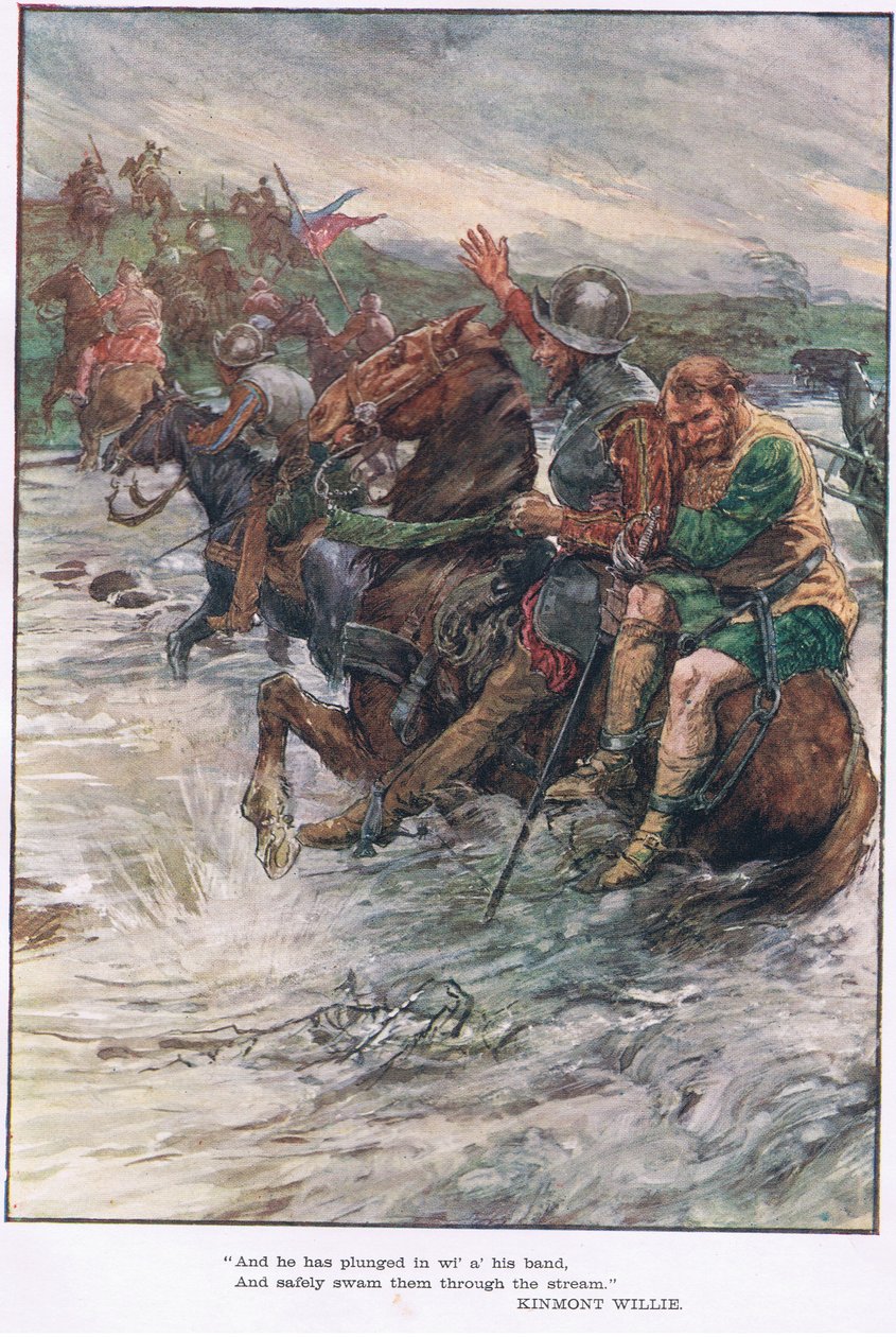 Og svømte dem trygt gjennom bekken av William Rainey