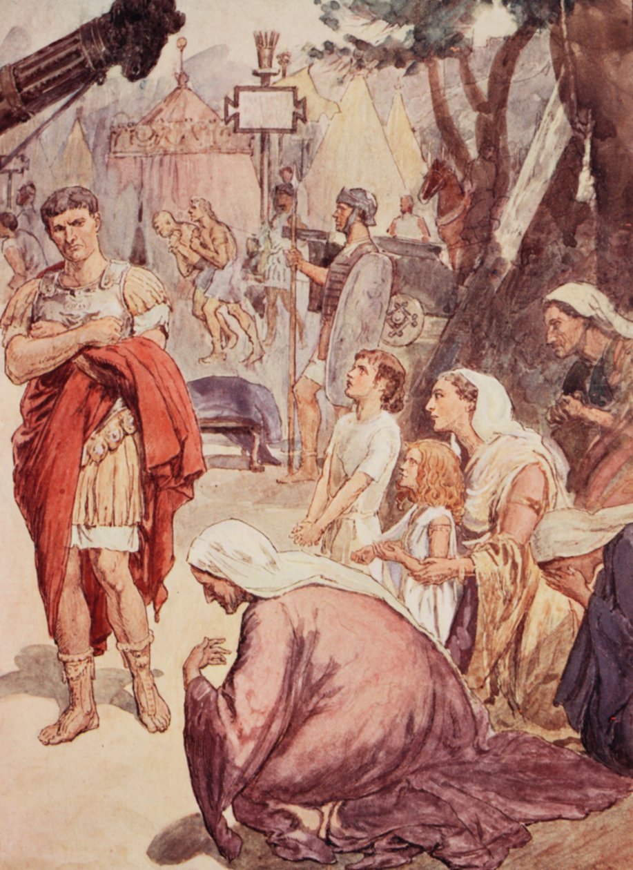Coriolanus and the Matrons of Rome, illustrasjon fra 