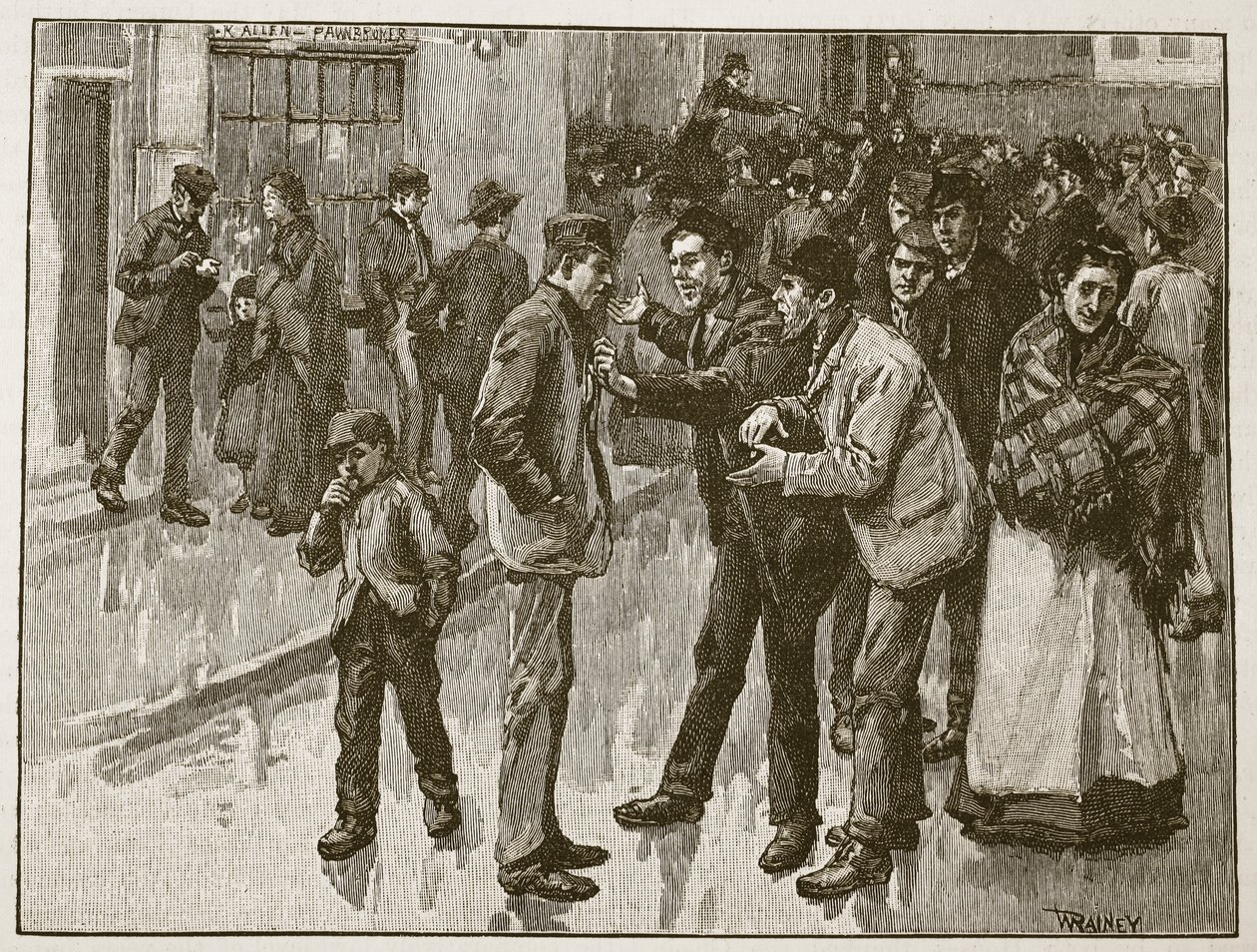 The Preston Strike, illustrasjon fra 