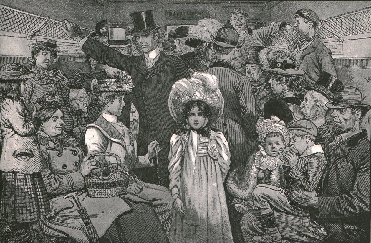 Kommer for å se kroningsprosesjonen, 1902. av William Ralston