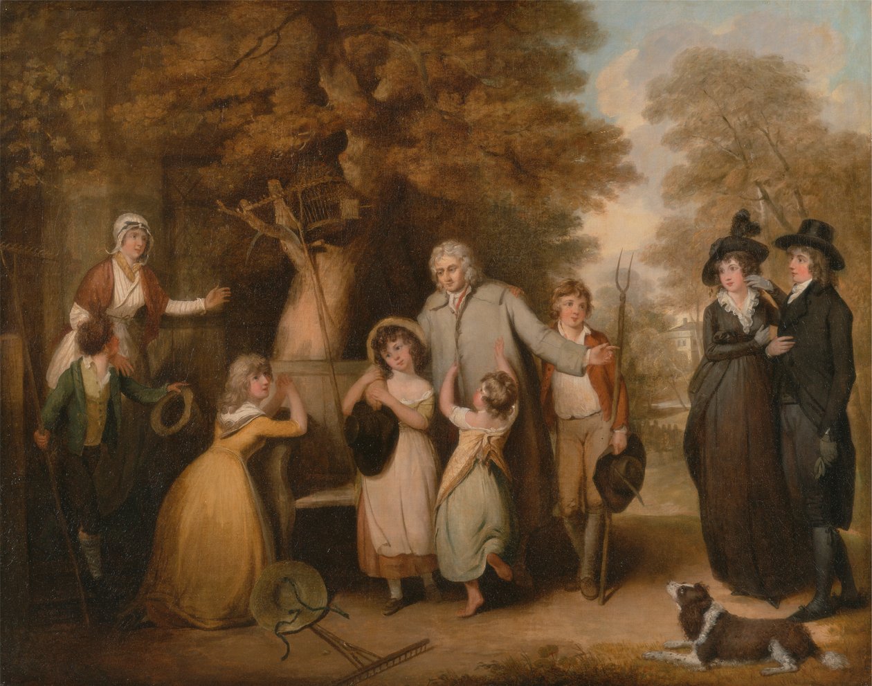 Den velvillige arvingen eller leietakeren gjenopprettet til sin familie av William Redmore Bigg