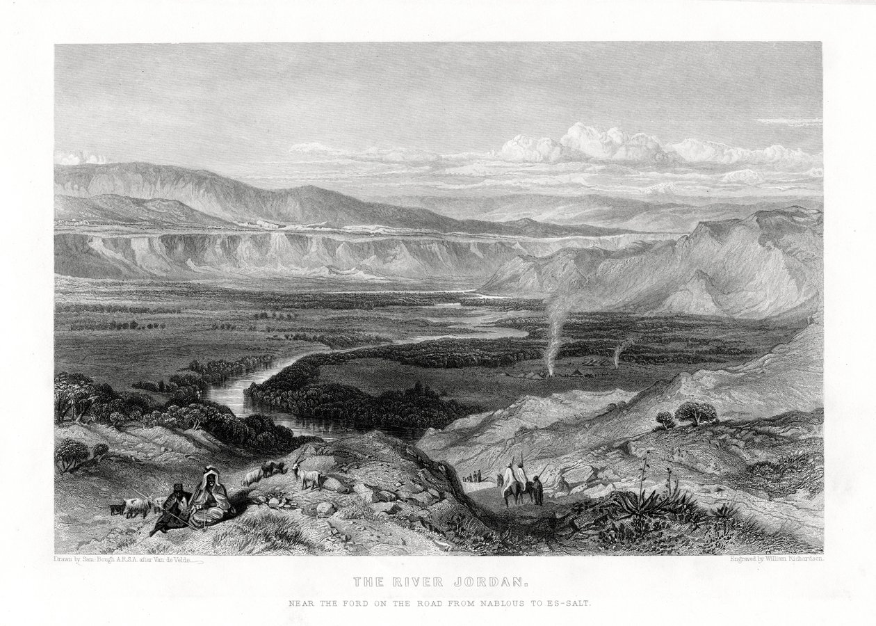 The River Jordan, 1887 av William Richardson