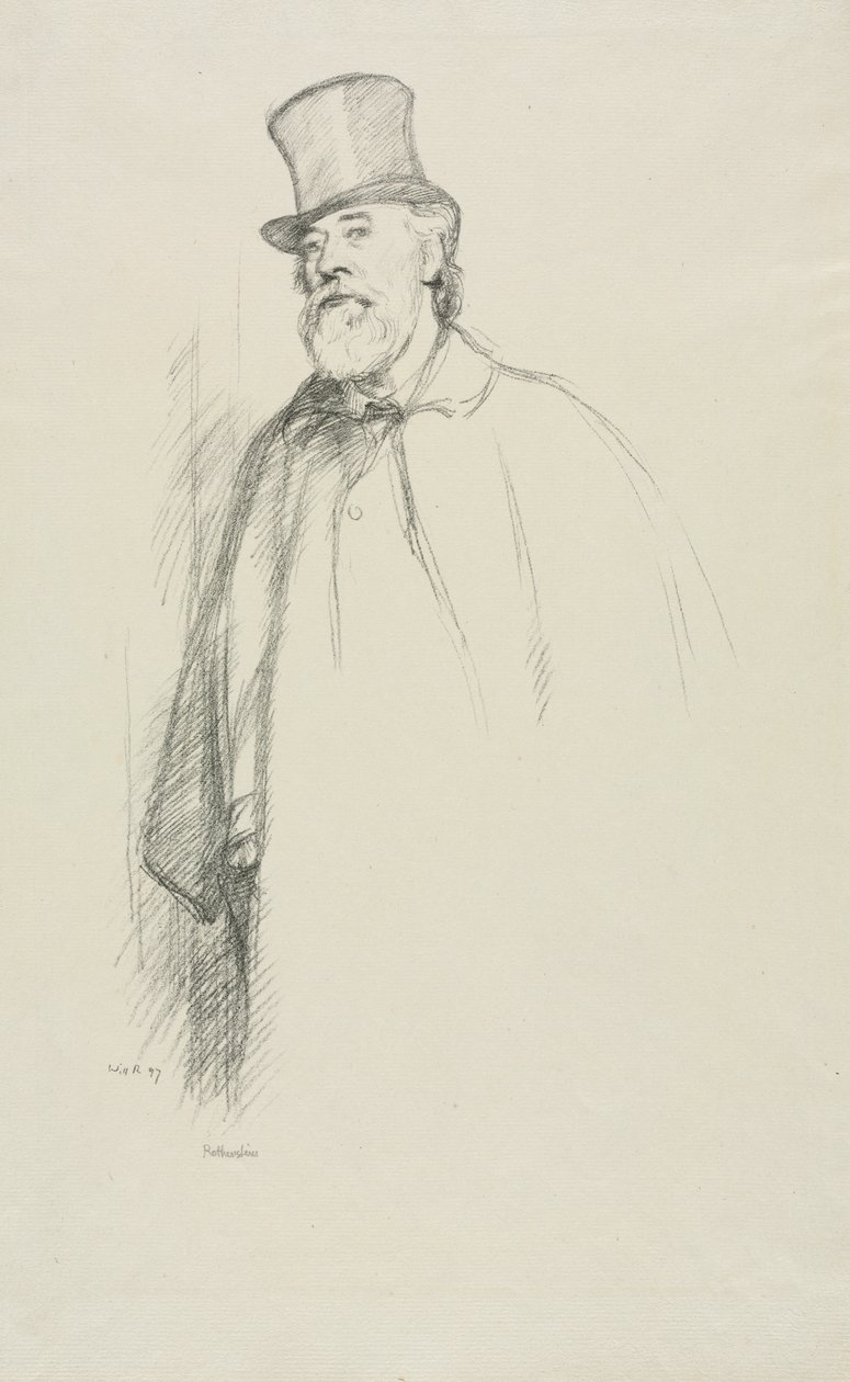 Alphonse Legros, 1897. av William Rothenstein