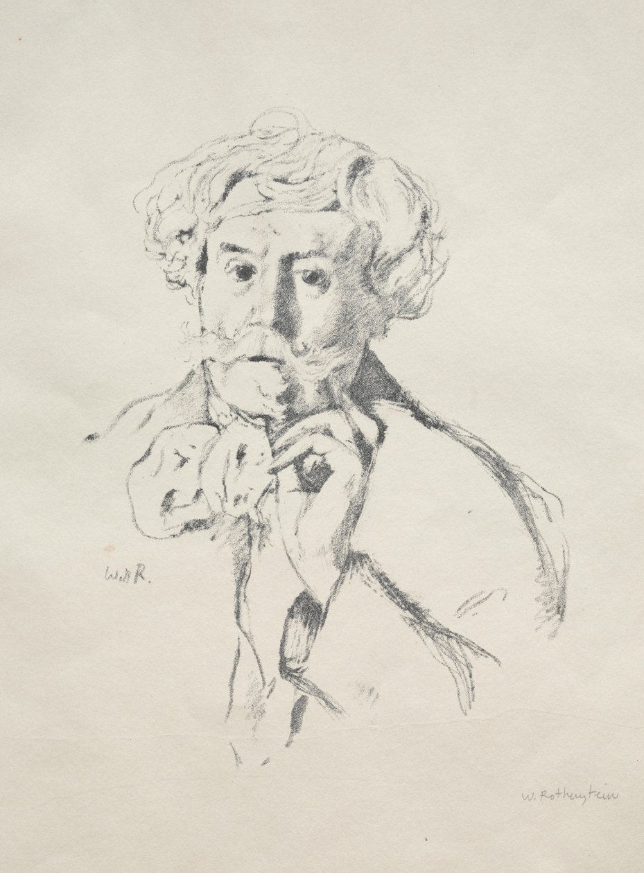 Edmund de Goncourt, 1897. av William Rothenstein