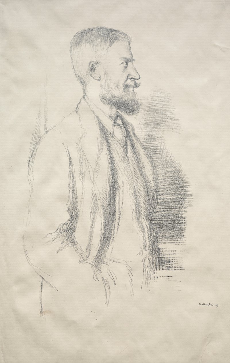 George Bernard Shaw av William Rothenstein