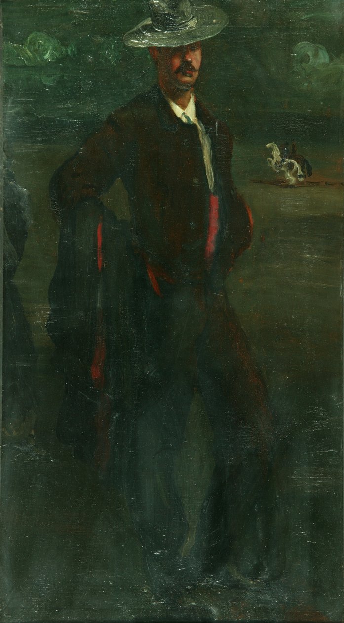Ignatius Zuloaga As A Bullfighter, ca. 1895 (olje på lerret) av William Rothenstein