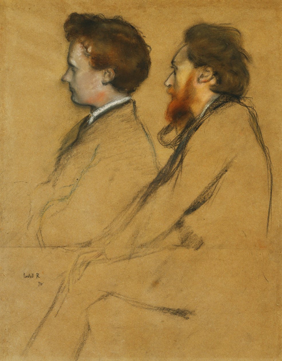 Mr Charles Ricketts og Mr Charles Hazlewood Shannon av William Rothenstein