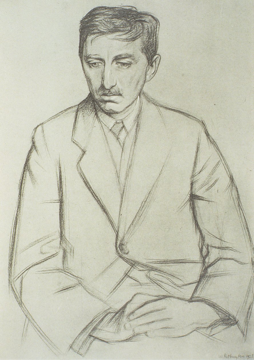 Portrett av E.M. Forster (1879-1970) av William Rothenstein