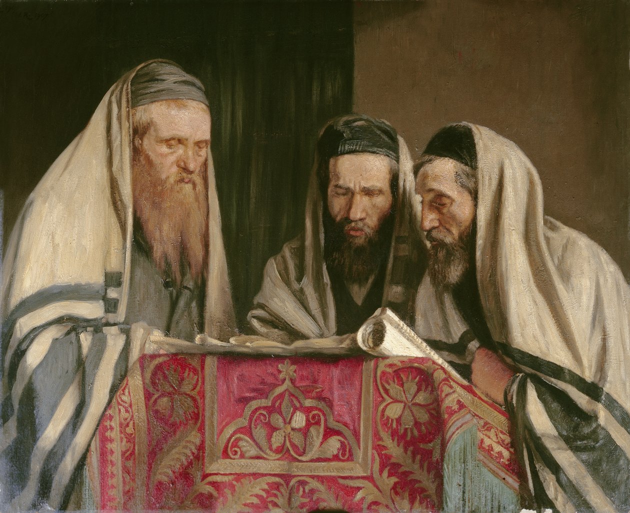 Leser Esters bok av William Rothenstein