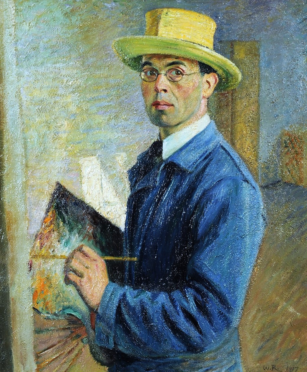 Selvportrett av William Rothenstein