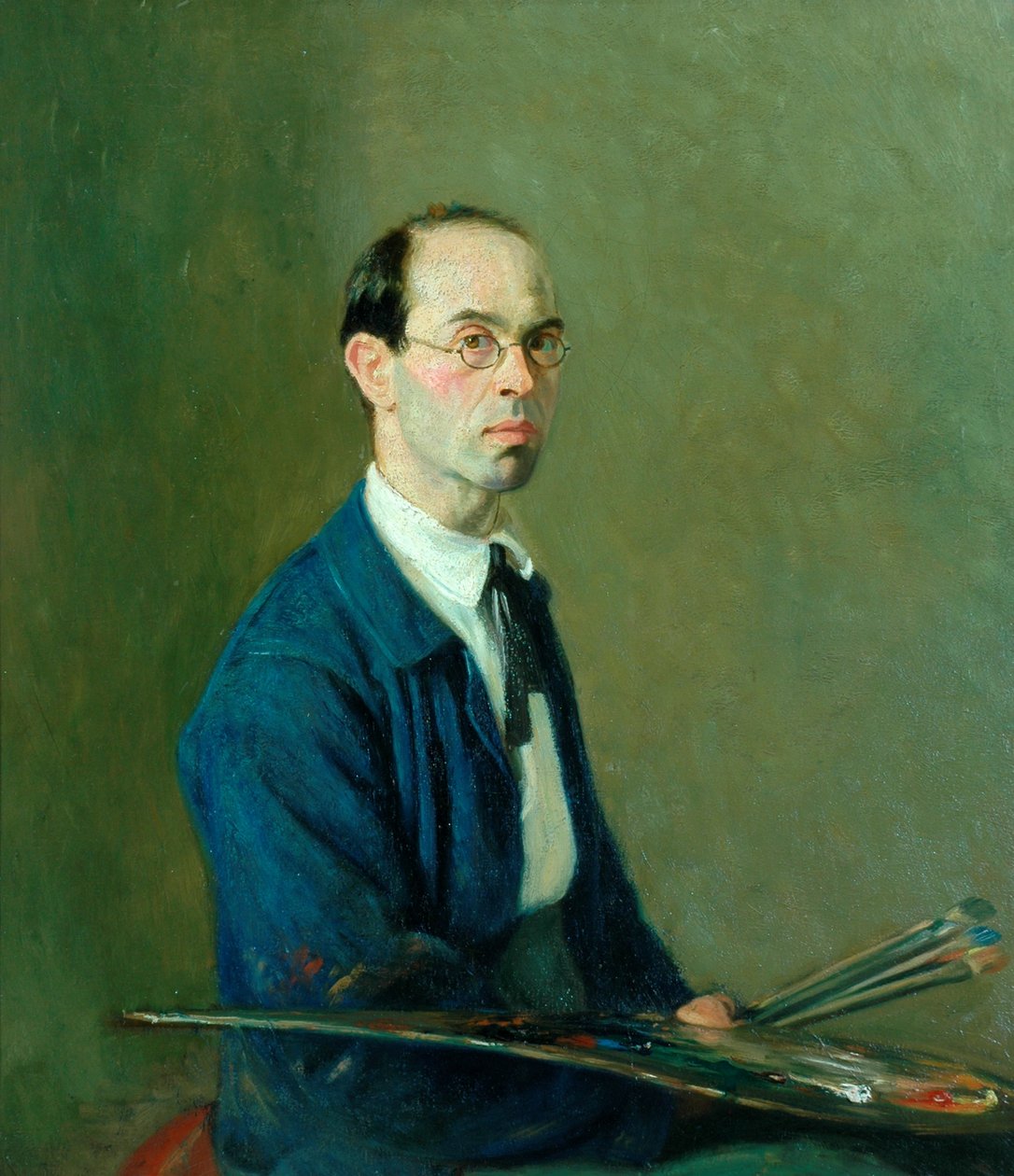 Selvportrett, ca. 1906 (olje på lerret) av William Rothenstein