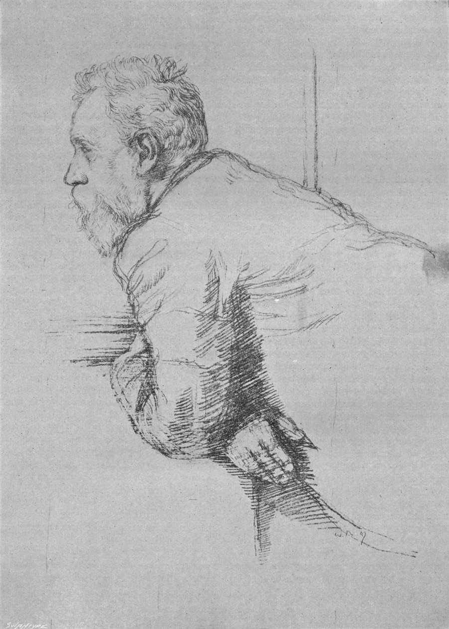 William Ernest Henley, 1897, 1903 av William Rothenstein
