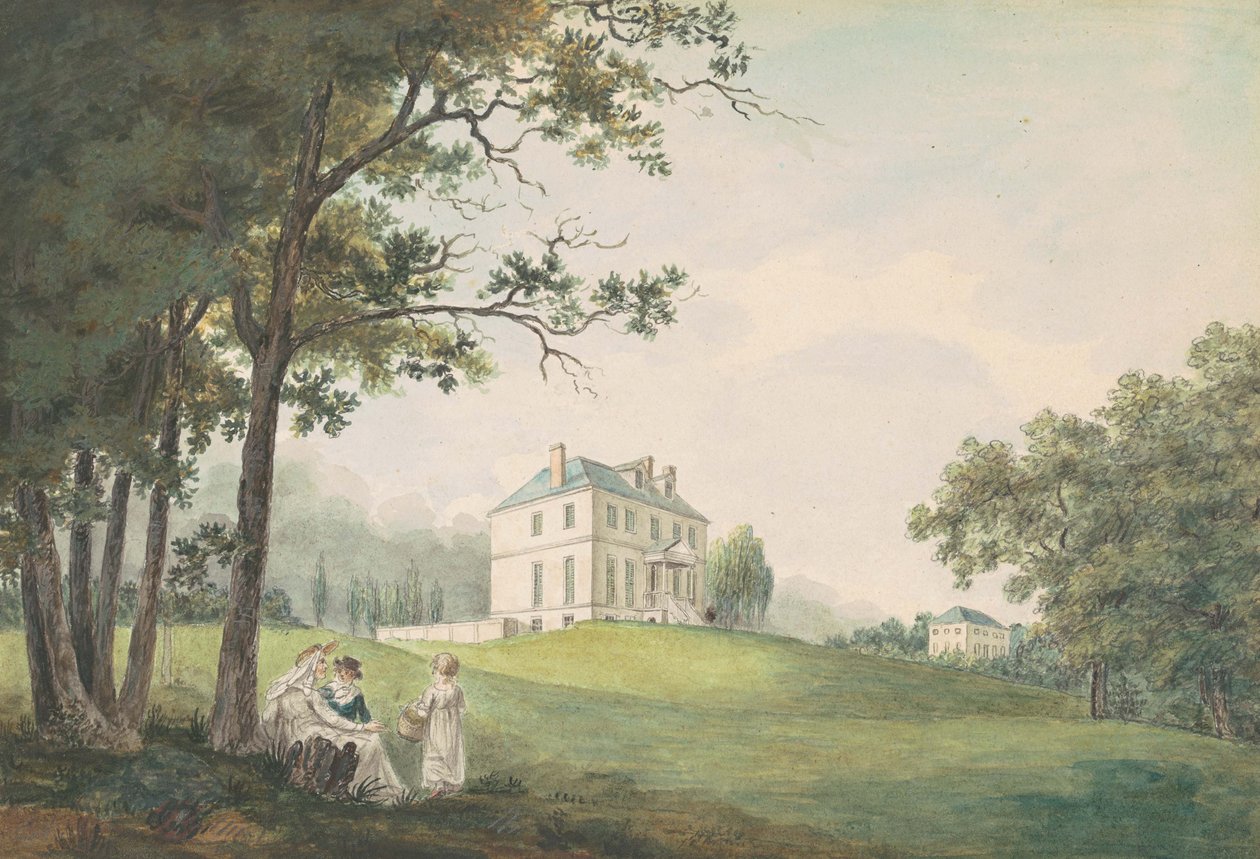 Sweet Briar, ca. 1808 (akvarell og grafitt på vevd papir) av William Russell Birch