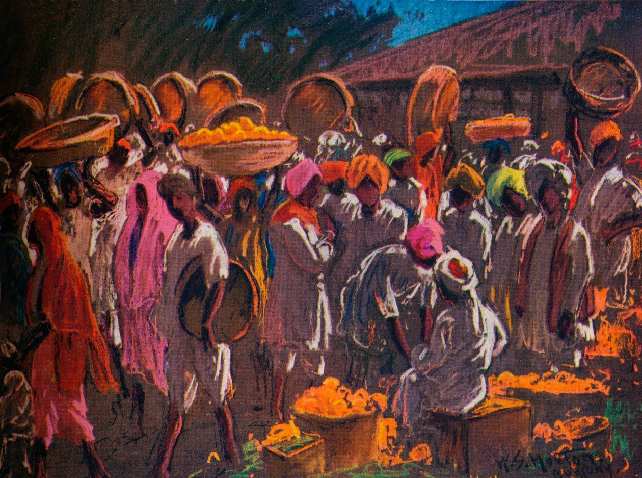 Orange Market, Bombay, c1910 1935. av William Samuel Horton