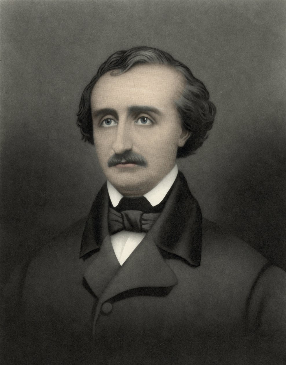 Portrett av Edgar Allan Poe (1809-1849), amerikansk forfatter. av William Sartain