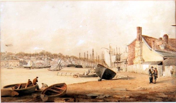 Kaien i Ipswich av William Sawrey Gilpin