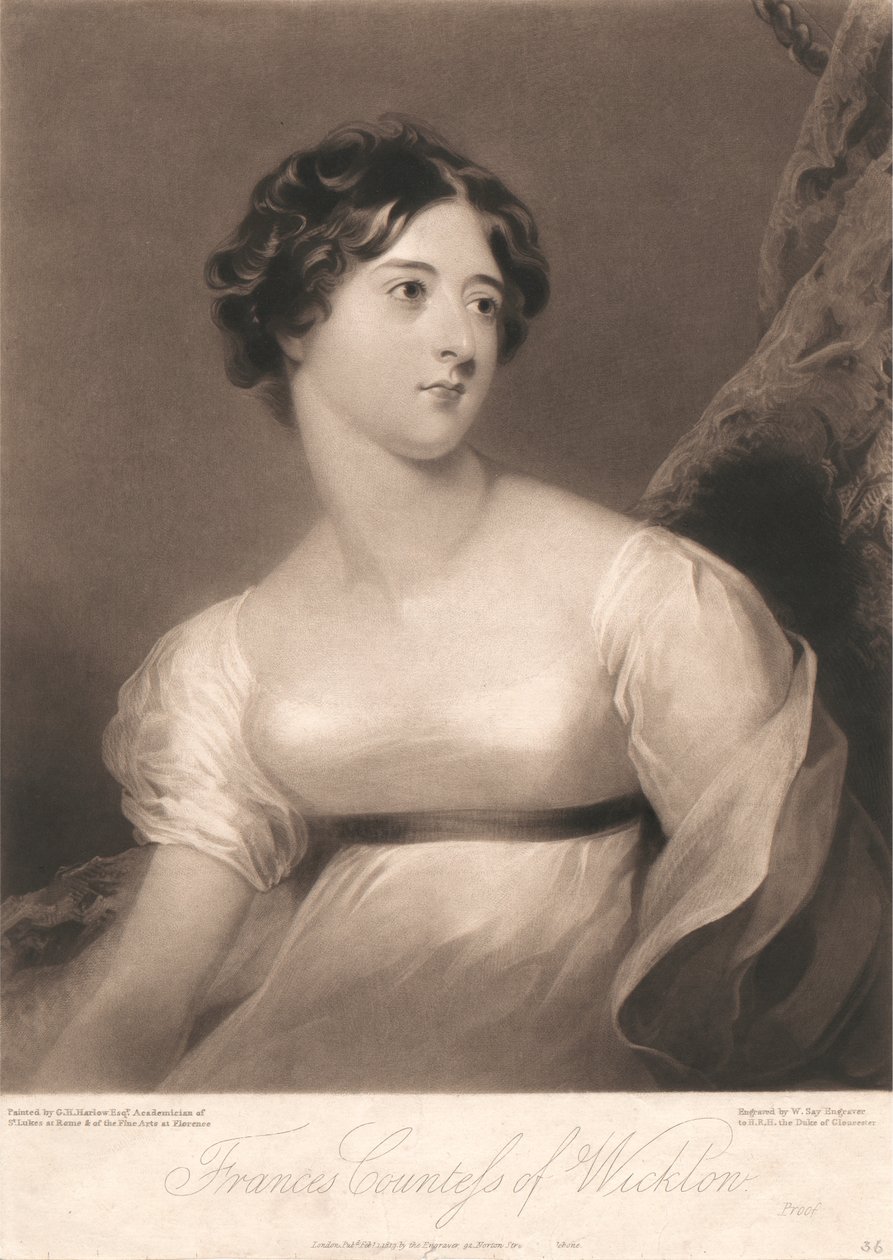 Frances grevinne av Wicklow av William Say