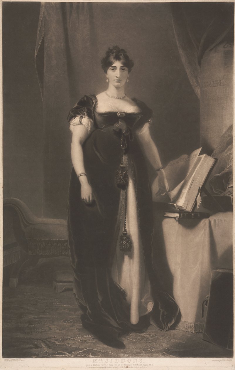 Fru. Siddons av William Say