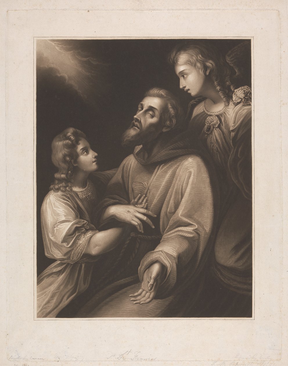 Ekstasen til St. Frans av William Say