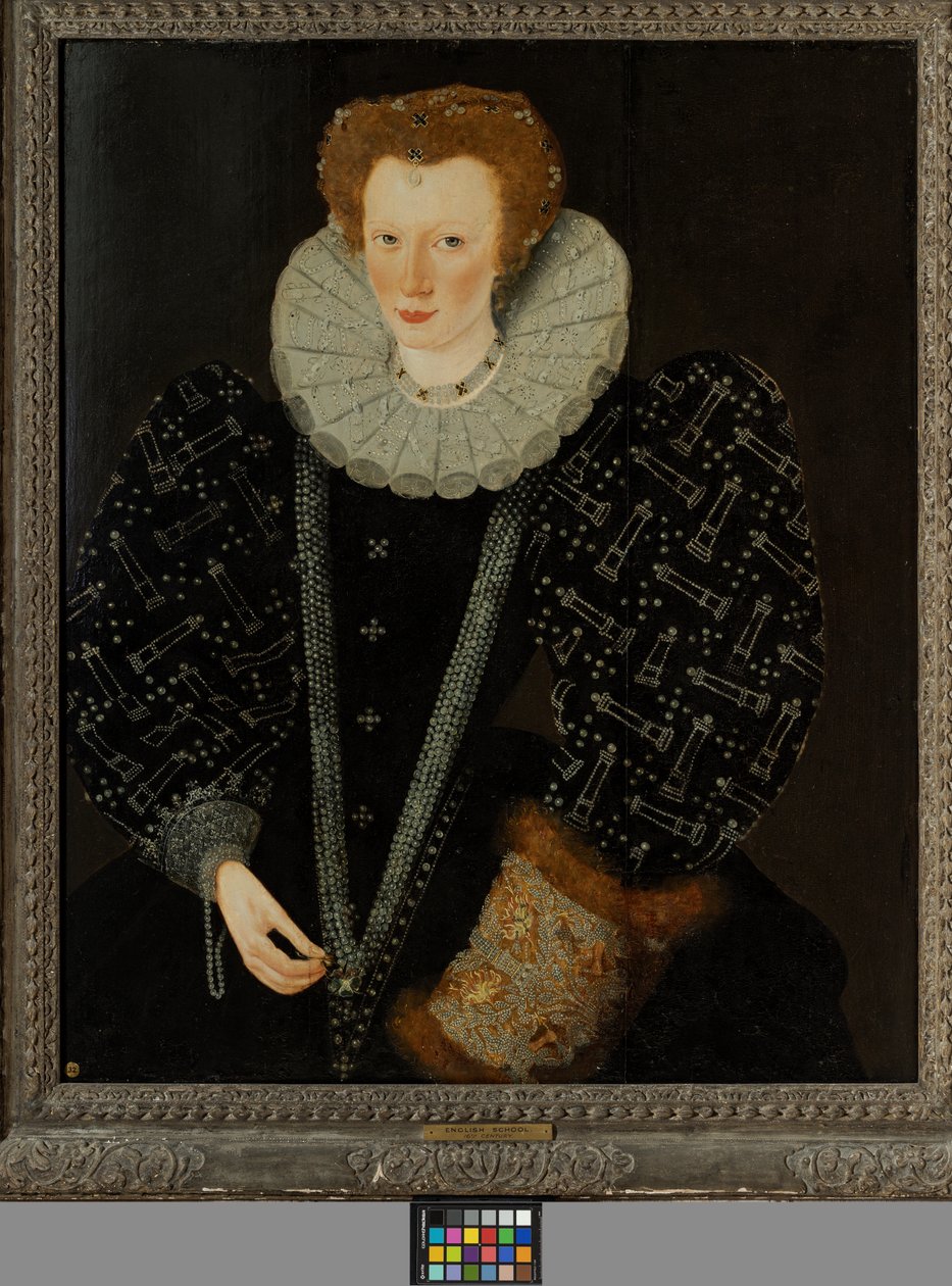 Elizabeth Palmer, ca. 1564-1633 (olje på panel) av William Segar