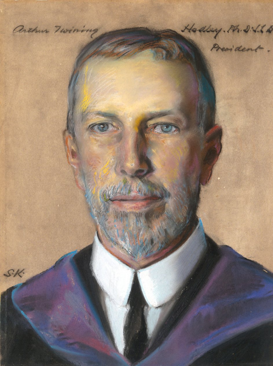 Arthur T. Hadley: B.A. 1876, president for Yale Univ. 1899-1921 av William Sergeant Kendall