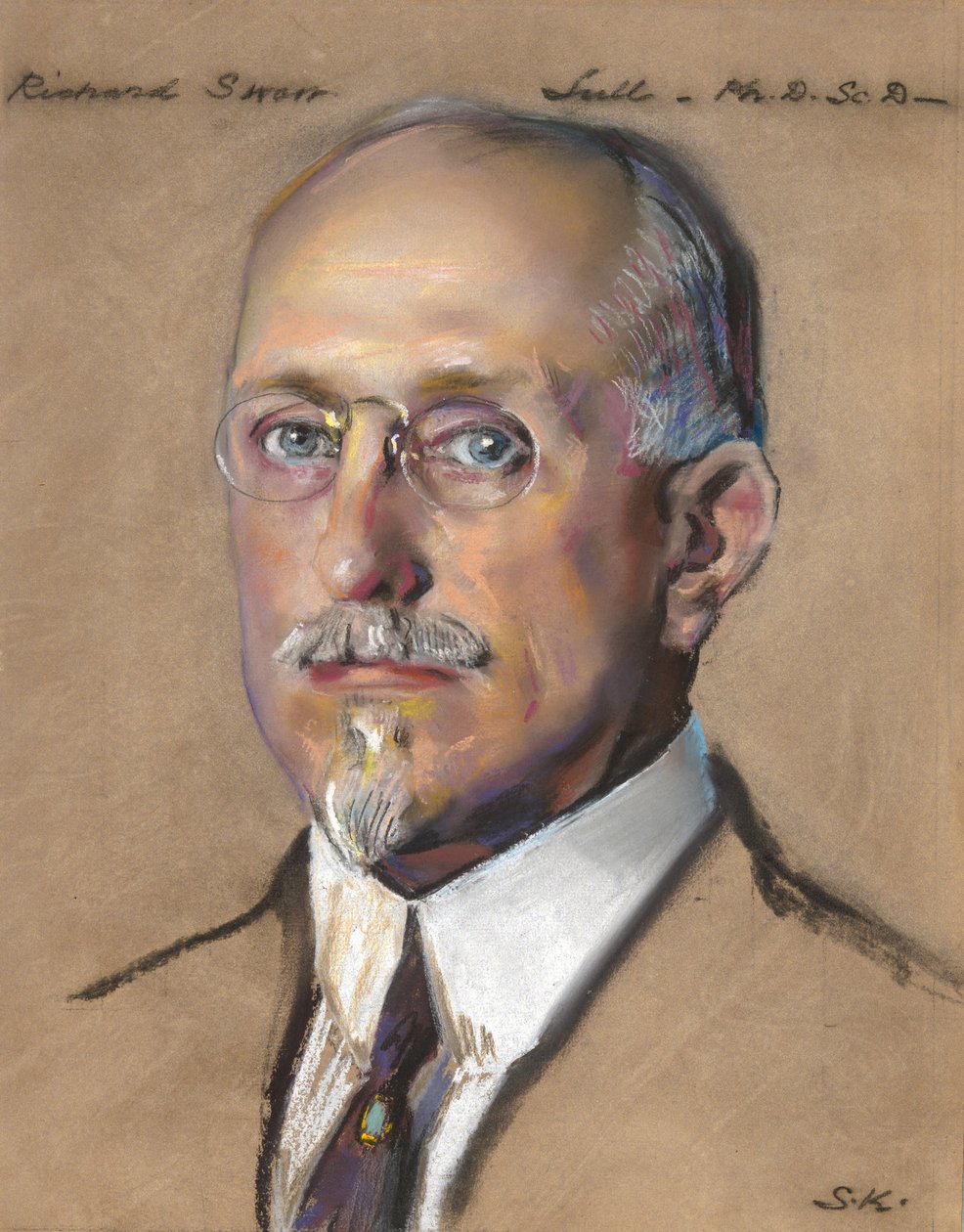 Richard Swann Lull, direktør for Peabody Museum 1922-? av William Sergeant Kendall
