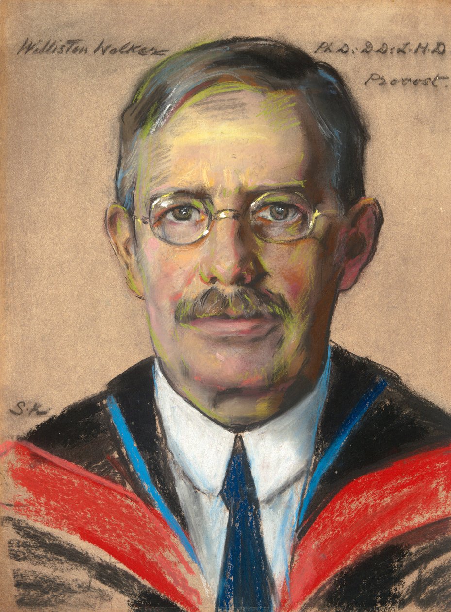 Williston Walker. Prof. i kirkehistorie 1901-22, prost 1920-22 av William Sergeant Kendall