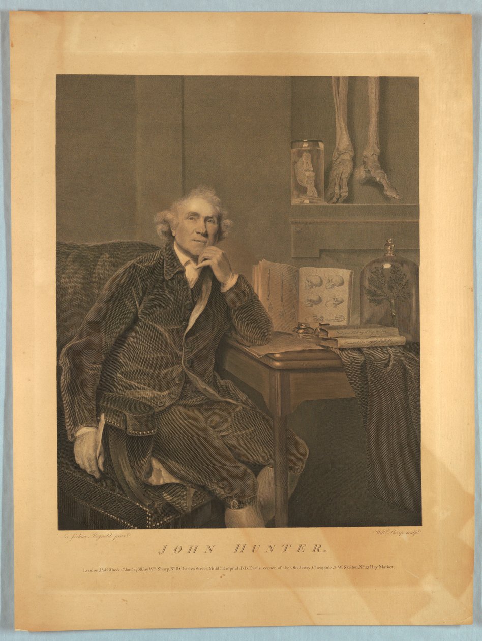 Portrett av John Hunter av William Sharp