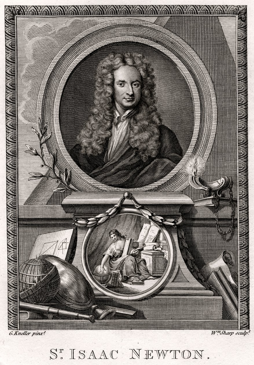 Sir Isaac Newton, 1774 av William Sharp