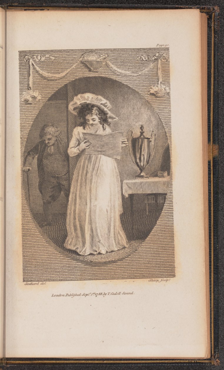 Illustrasjon for Canto IV av William Sharp after Thomas Stothard