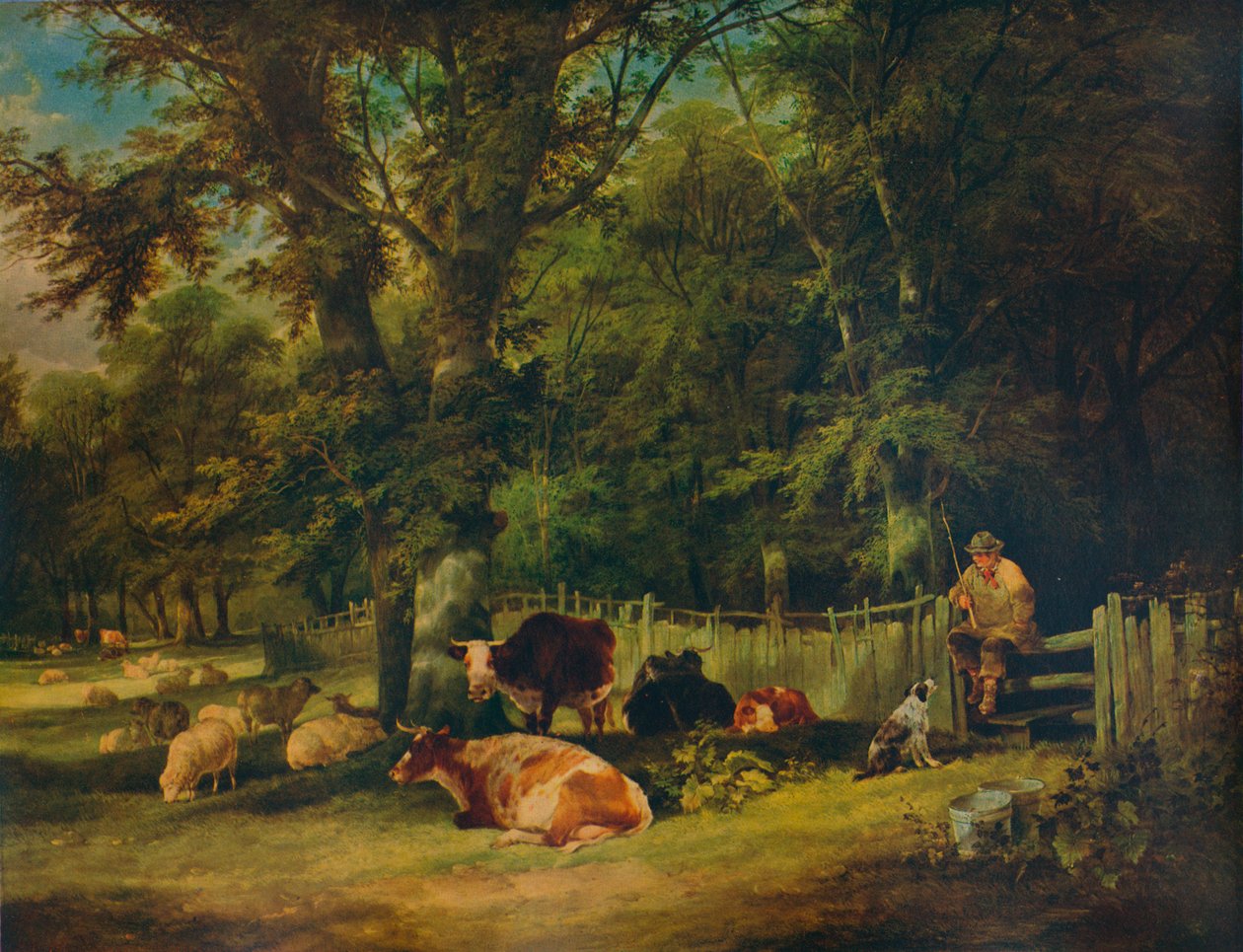 Et skyggefullt hjørne, 1840 av William Shayer