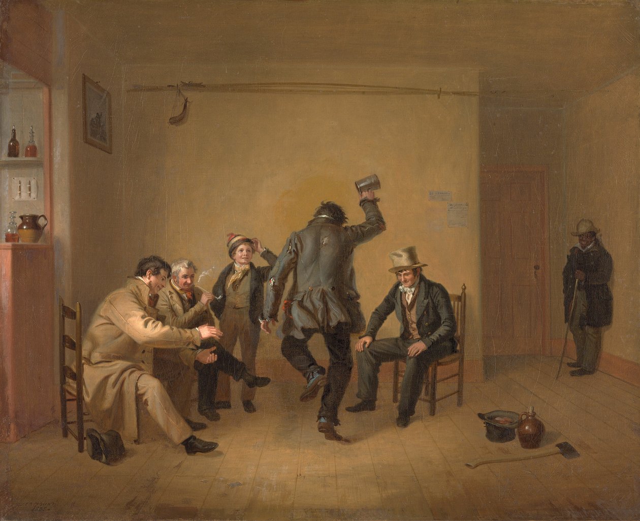 Bar-rom Scene av William Sidney Mount