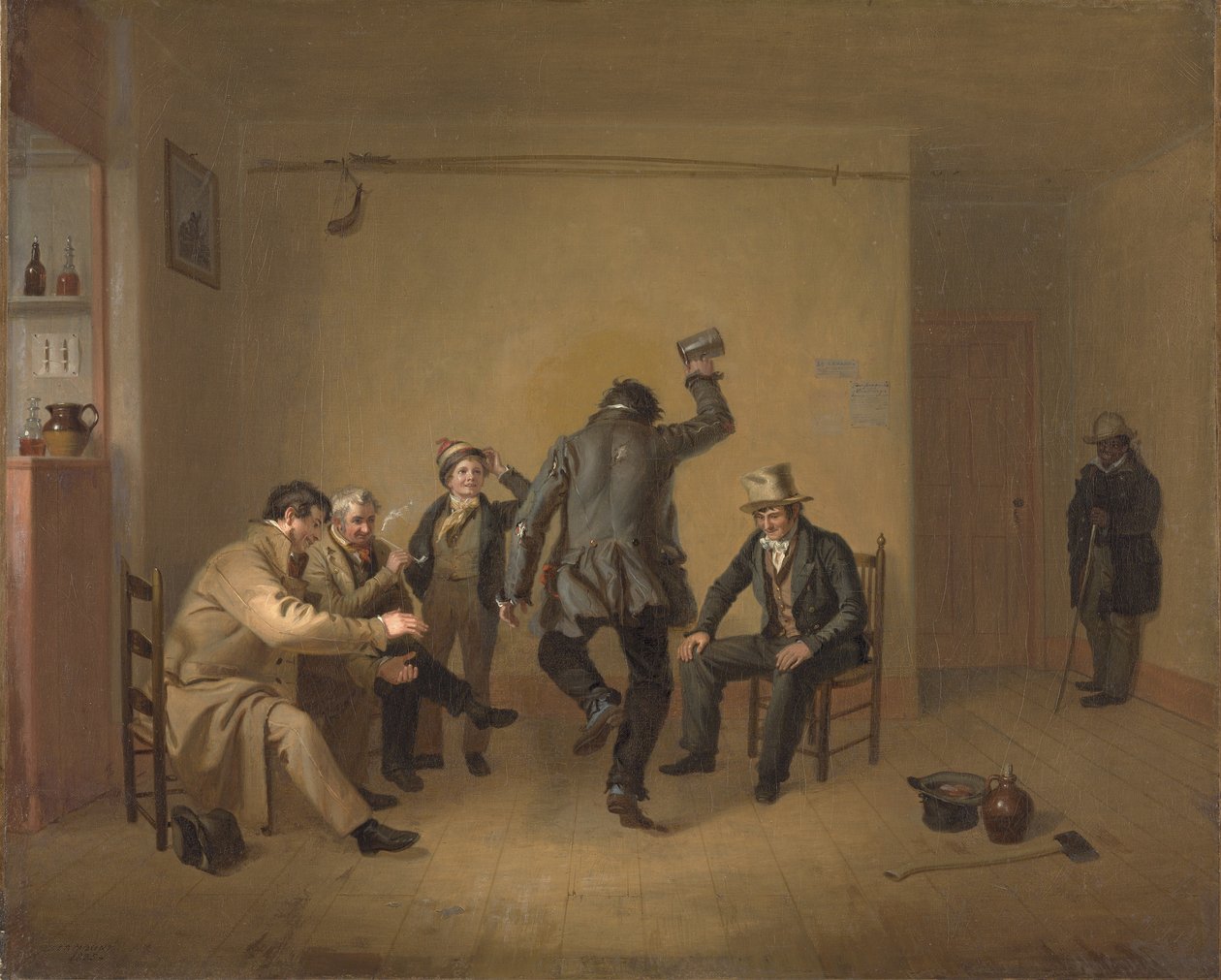 Bar-romsscene, 1835 av William Sidney Mount