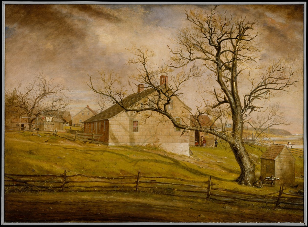 Gårdshus på Long Island av William Sidney Mount