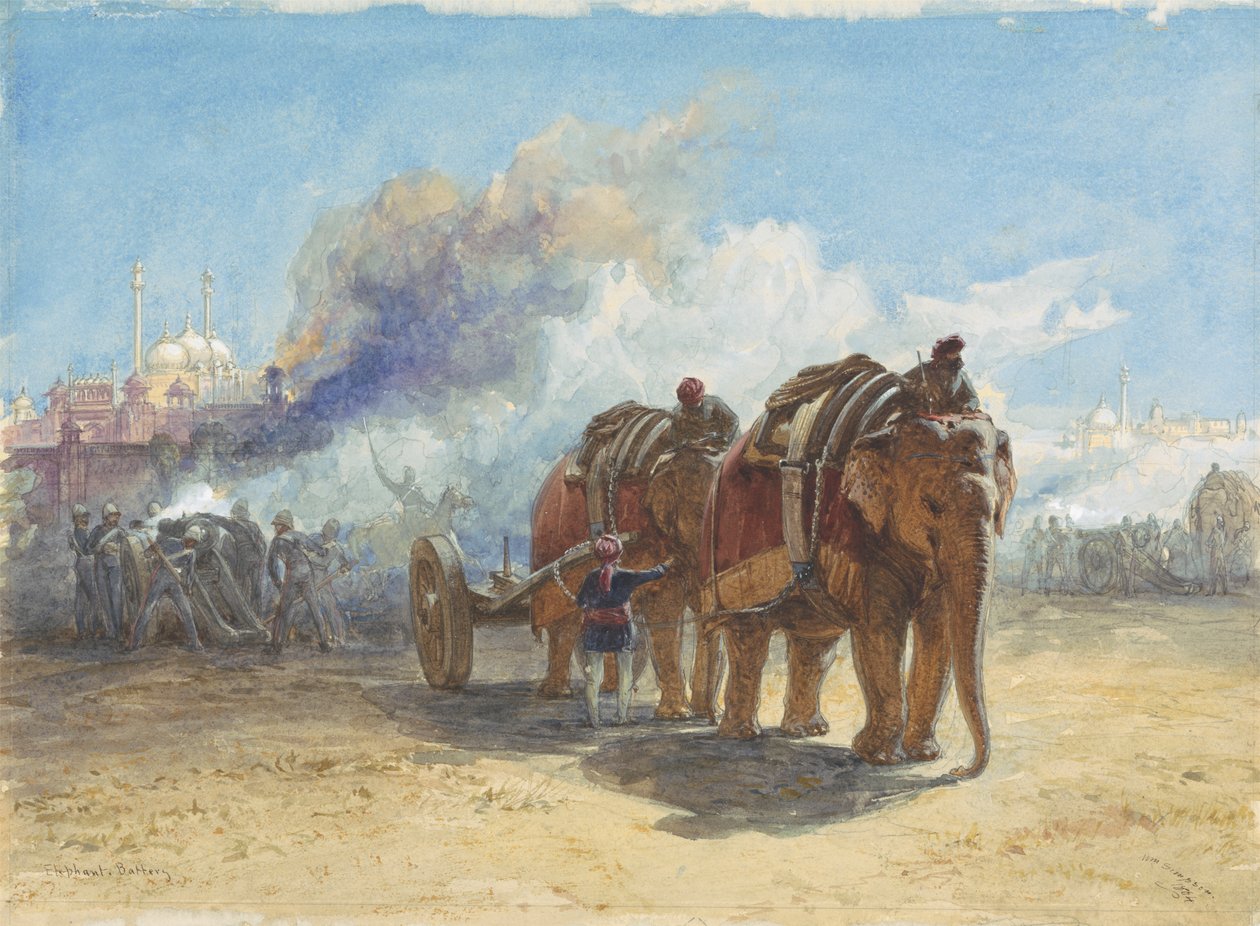 Elefant batteri av William Simpson