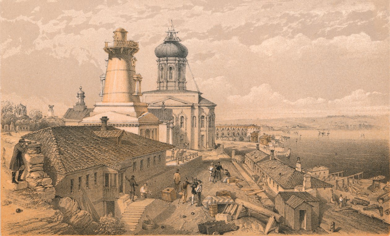 Admiralitetet, Sebastopol, 1856 av William Crimea Simpson