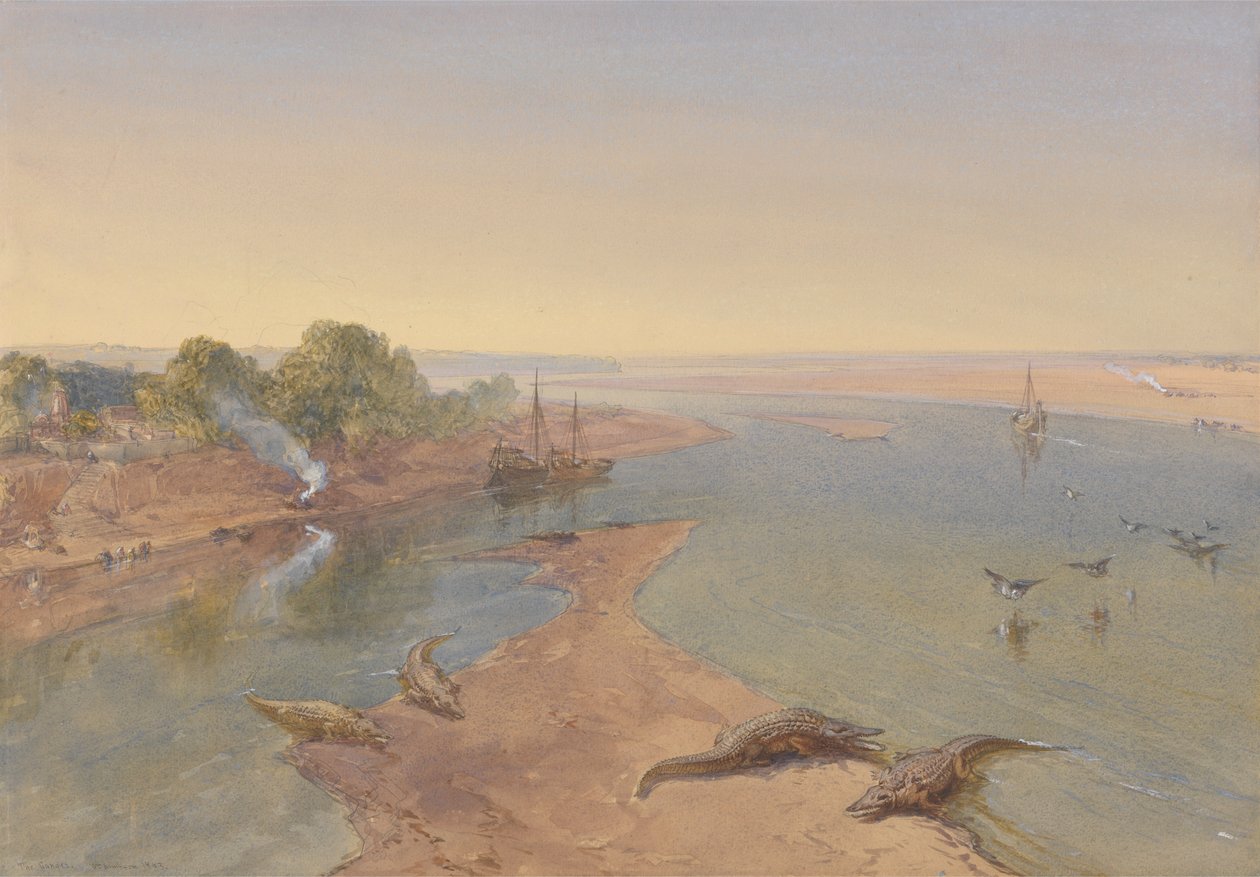Ganges av William Simpson