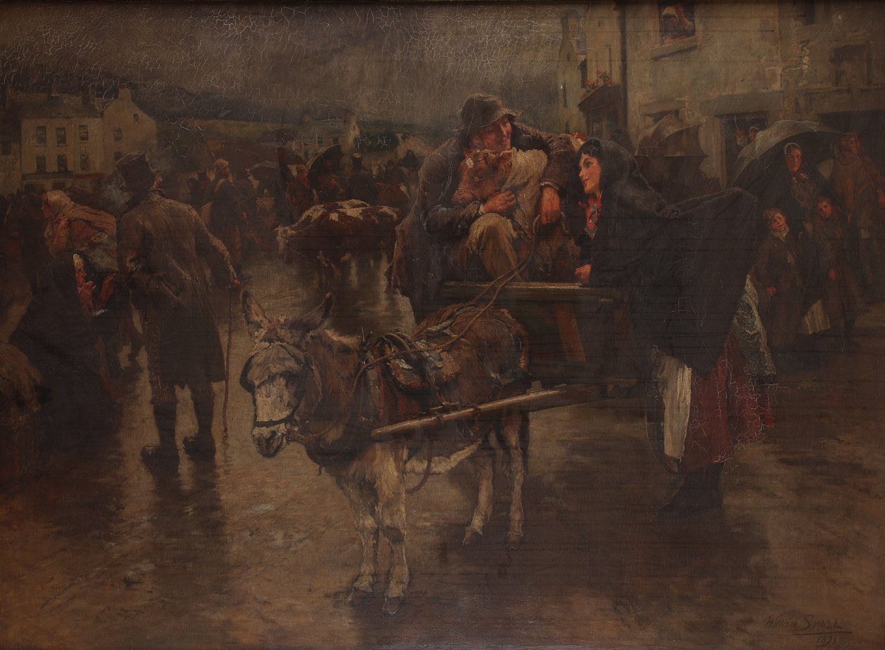 Love Laughs at Rain, 1891 av William Small
