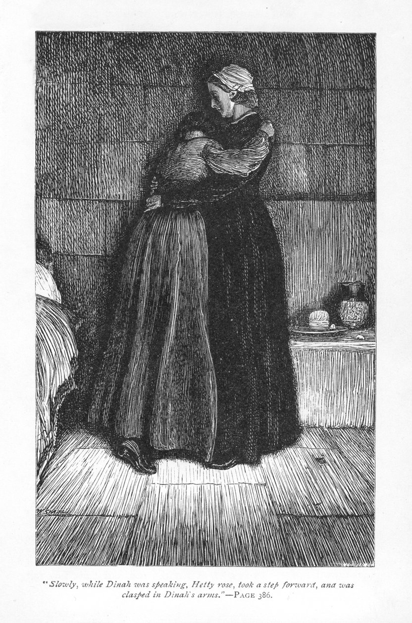 Scene fra Adam Bede av George Eliot, c1885 av William Small