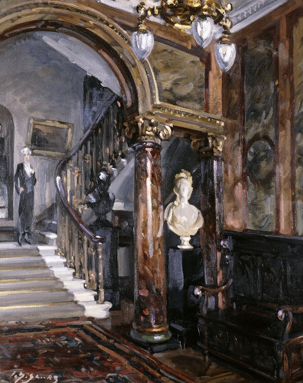 Et elegant interiør, Chez Nous av William Somerville Shanks