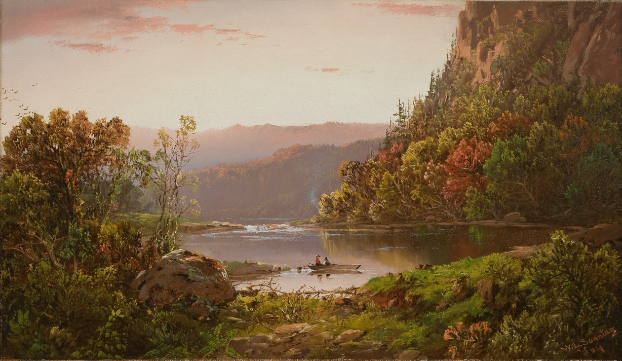 On Valley River, Virginia, 1864 av William Sonntag