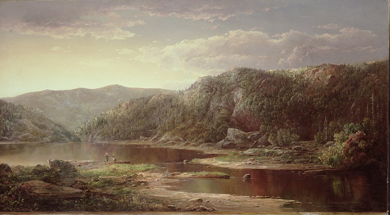 På Shenandoah, ca. 1860 av William Sonntag