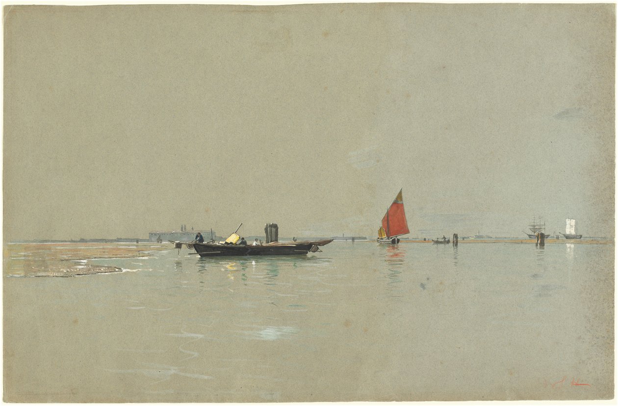 En venetiansk lagune av William Stanley Haseltine