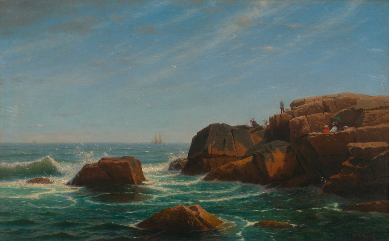 Castle Rock, Nahant, 1865. av William Stanley Haseltine
